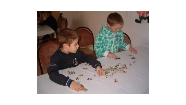 Soutěž ve skládání puzzle