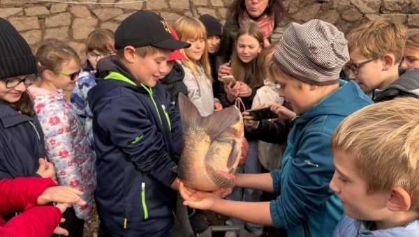 výlov rybníka Svět