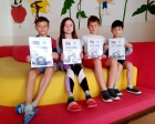 Ocenění vítězové: Filip, Anička, Honza a Zdenda.