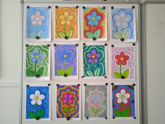 květina - kombinace barev