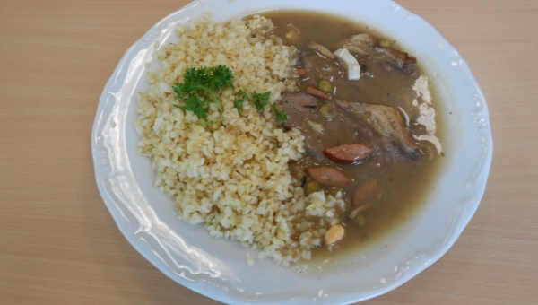 Pražská hovězí pečeně, bulgur